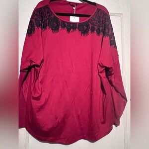 Bloomchic red long sleeve NWT 22.24